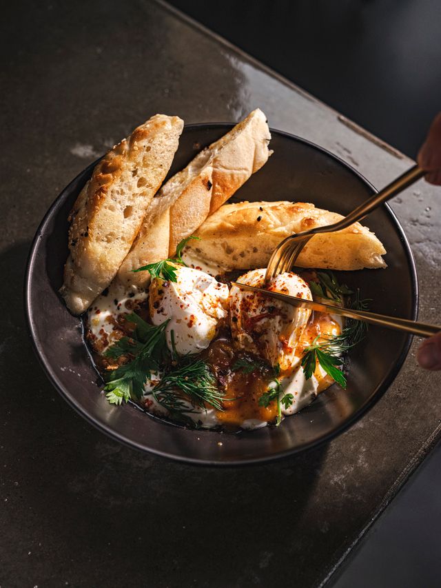 Fresh Tasmanian seafood dish at Bay Bellerive